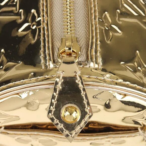 Authentic LOUIS VUITTON Limited Edition Gold Papillon Monogram Shoulder Bag LV - Picture 13 of 13